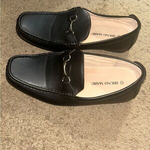 Bruno Marc Black Men's Slip-On Loafers